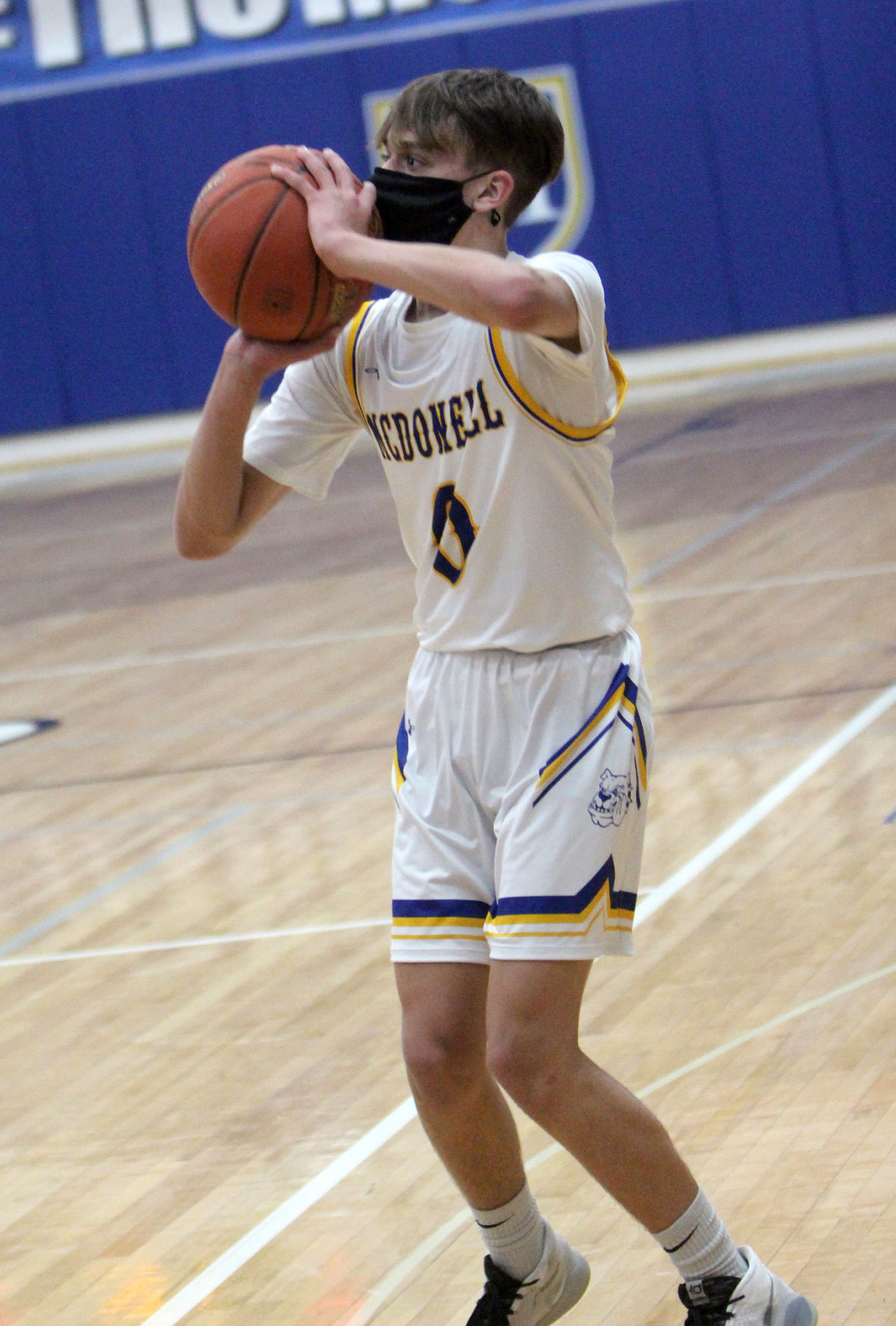 Bruce at McDonell boys basketball 2-19-21